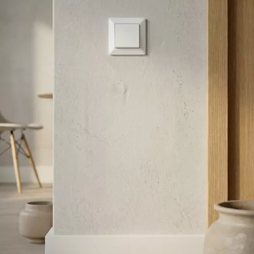 Delta Switch Uden Glødelampe Skub Ral 9001 Malmbergs 1893428