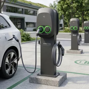 Laddstation, EVON DUAL, 32A, 3-Fas Med Uttag, Typ 2, IP54, Malmbergs