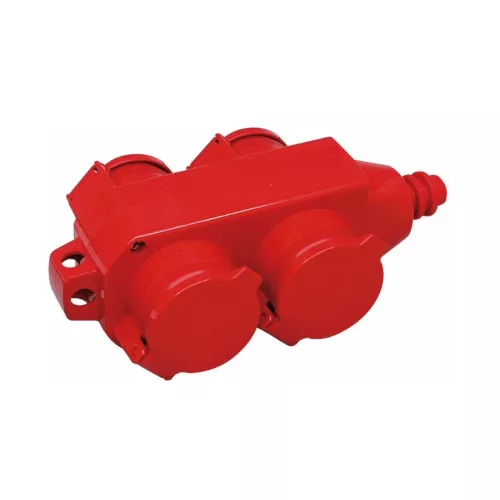 Socket Outlet IP44 With Earth 4-Way Malmbergs 1558800