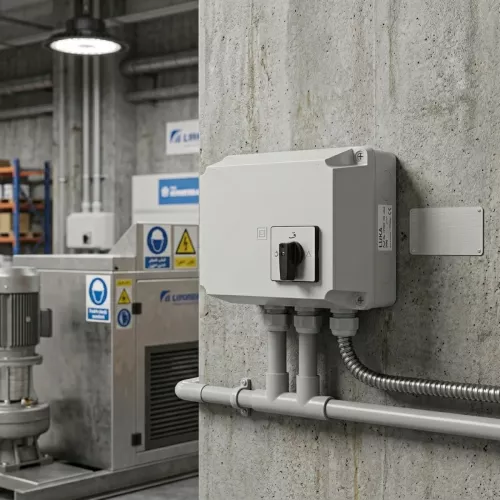 Semi-Automatic Y/D Switch IP44 7.5kW 230V Malmbergs HM13VM