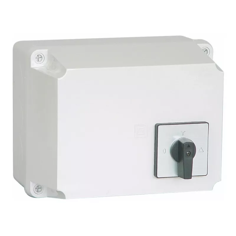 Halvautomatiske Y/D-Afbrydere IP44 7,5kW 400V Malmbergs HM13VN