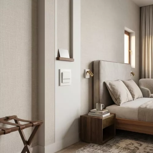 Hotel Card Switch Optima 2 Pole Signal White Malmbergs 1894415