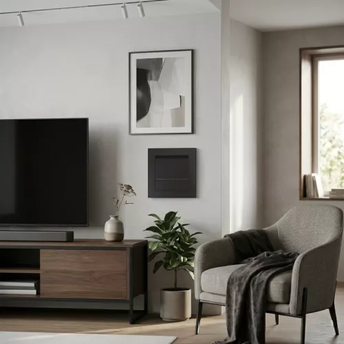 Hotel Card Switch Optima 2 Pole Black Malmbergs 1894455