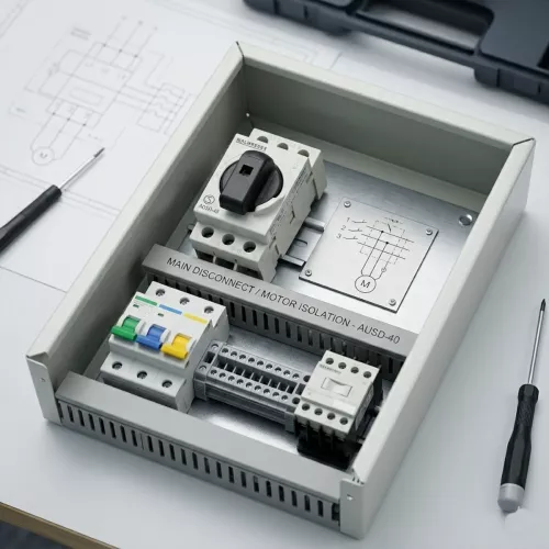 Hovedafbryder 2-Moduler 3-Polet 40A 415V Malmbergs 2149325