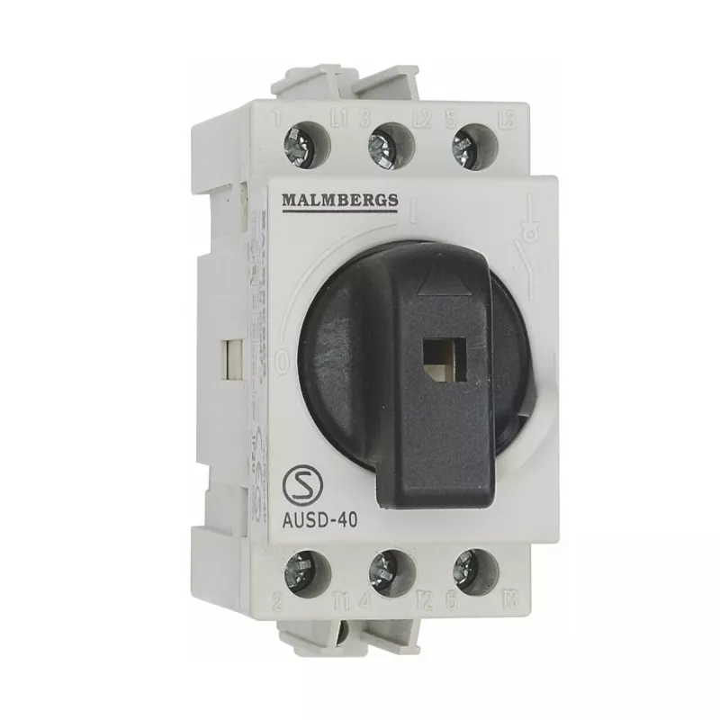 Hovedafbryder 2-Moduler 3-Polet 40A 415V Malmbergs 2149325