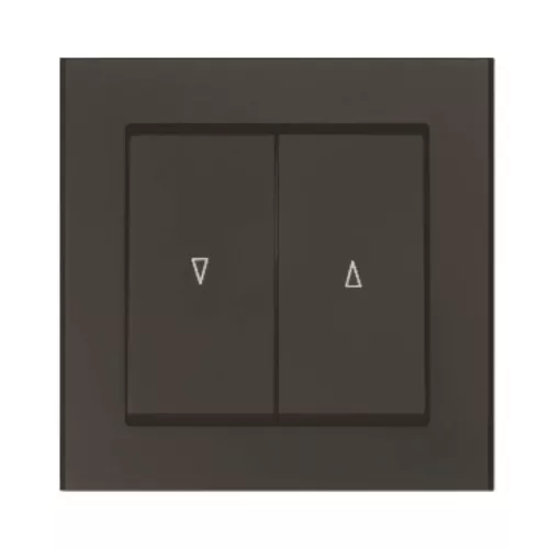 Blind Switch Optima Matt Black Quick Connection Malmbergs 1894454