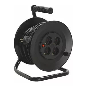 Cable Reel 20m H05VV-F (RKK) 3G1.0mm² IP20 Black Malmbergs 9924017