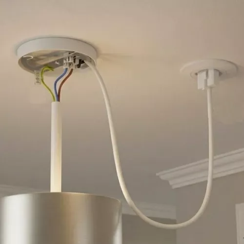 Lampsladd Med Jordad DCL-Stickpropp 20cm Vit Malmbergs 18918658