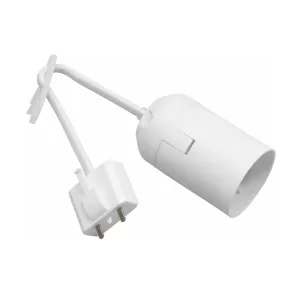 Lampupphäng Med DCL-Stickpropp E27 20cm Vit Malmbergs 79028068