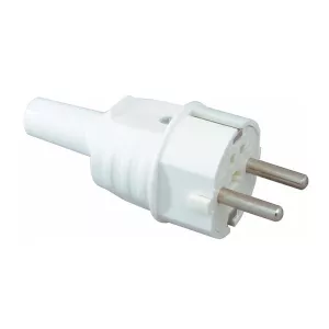 Plug With Earth IP44 White Malmbergs 19210208