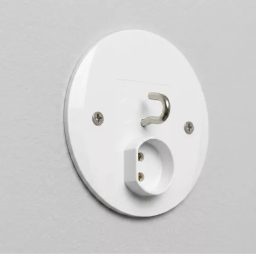 Ceiling Box Cover With Lamp Socket Nova 2-Pol White Malmbergs 1895624