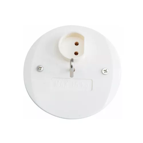 Ceiling Box Cover With Lamp Socket Nova 2-Pol White Malmbergs 1895624