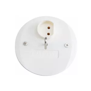 Ceiling Box Cover With Lamp Socket Nova 2-Pol White Malmbergs 1895624