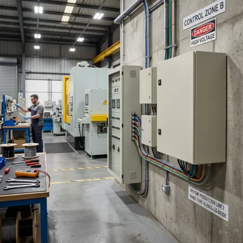 Wall-Mounted Switch Cabinet 400x400x200mm IP66 Malmbergs 2599586