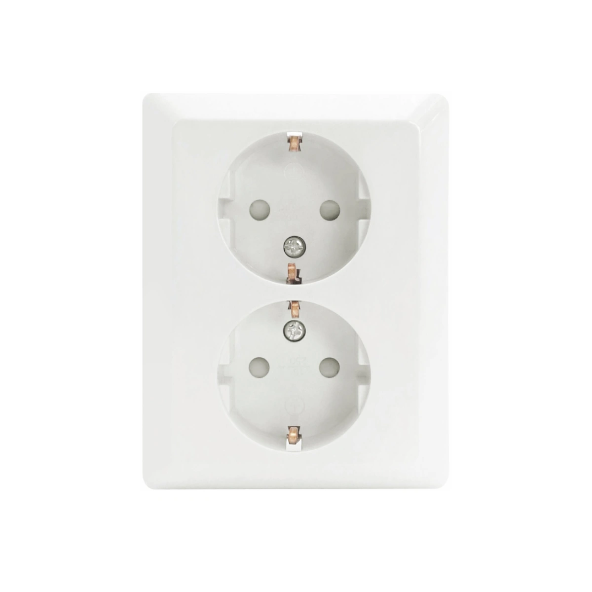 Wall Outlet Gamma 2 Way With Earth Malmbergs 18947368
