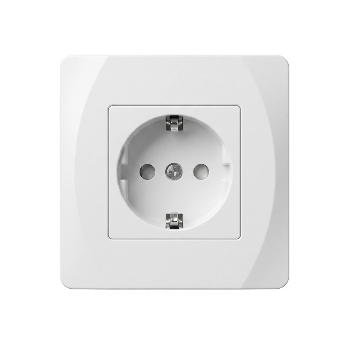 Wall Socket Nova 1 Way Earth White Malmbergs 1890001