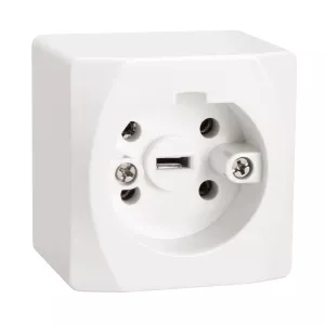 Wall Socket Perilex Nova 1-Way Surface-Mounted 400V Malmbergs 19390008