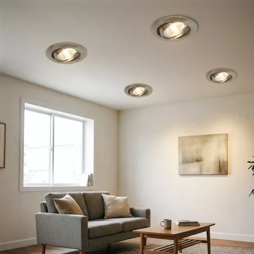 Downlight MD-61 50W 230V IP21 Satin/Silver Malmbergs 7466468