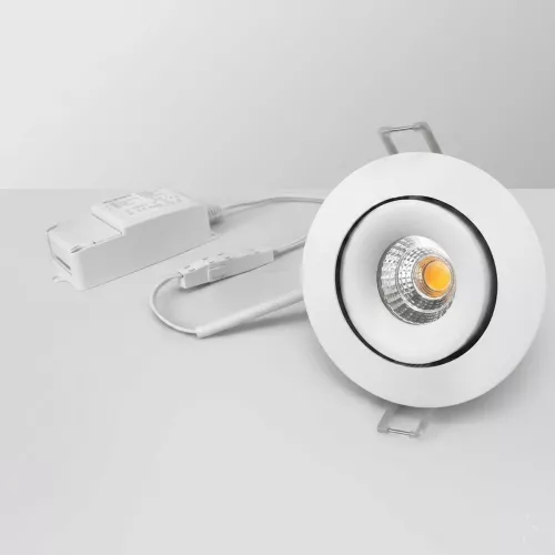 Downlight MD-70 NXT Tune 7W 230V 1900-3000K 710lm IP44 White Malmbergs 9974825