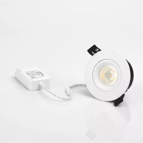 Downlight Yar LED 7W 230V 2700K 580lm 1290cd IP44 White Malmbergs 9974628