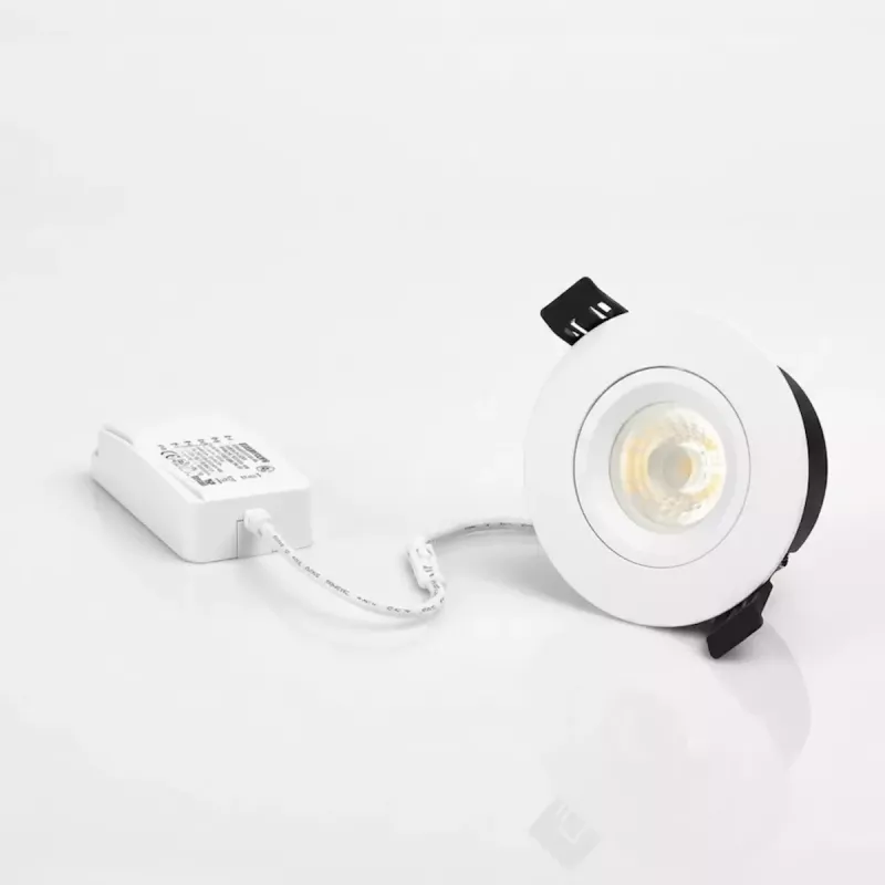 Downlight Yar Tune LED 8W 230V 2000-2800K 510lm 1040cd IP44 Hvid Malmbergs 9974630