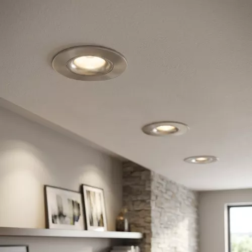 LED Downlight Ebern Dimmable 5W 10V 3000K 350lm IP21 Satin Malmbergs 9974471