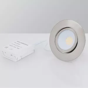 LED Downlight MD-230 3x5W 230V 3000K IP44 Satin Malmbergs 9974565