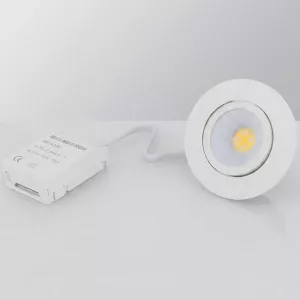 LED Downlight MD-230 3x5W 230V 3000K IP44 Vit Malmbergs 9974563