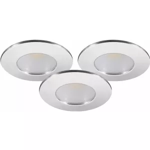 LED Downlight MD-231 3x5W 230V 3000K 3x370lm IP44 Krom 3st Malmbergs 9974573
