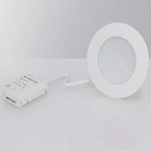 LED Downlight MD-232 10W 230V 3000K 760lm IP44 White Malmbergs 9974574