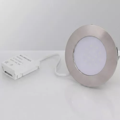 LED Downlight MD-232 3x10W 230V IP44 Satin 3st Malmbergs 9974577
