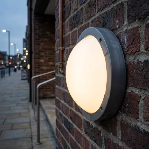 Wall Luminaire Espo I 12W 230V IP65 Dark Grey Malmbergs 9977370