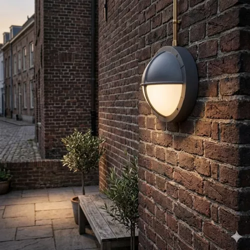 Wall Luminaire Espo II 12W 230V IP65 Dark Grey Malmbergs 9977373