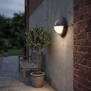 Wall Luminaire Espo III 12W 230V IP65 Dark Grey Malmbergs 9977376
