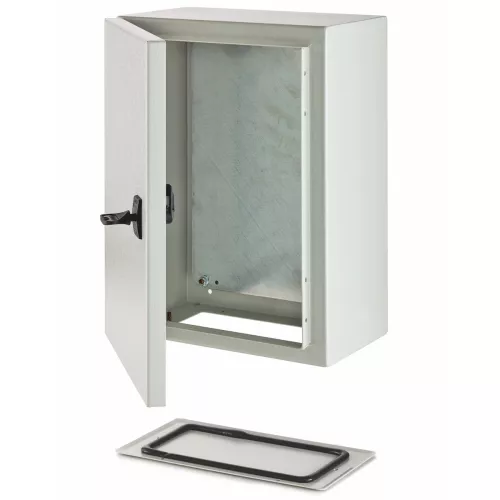 Wall-Mounted Switch Cabinet 400x400x200mm IP55 Light Grey Malmbergs 2506407