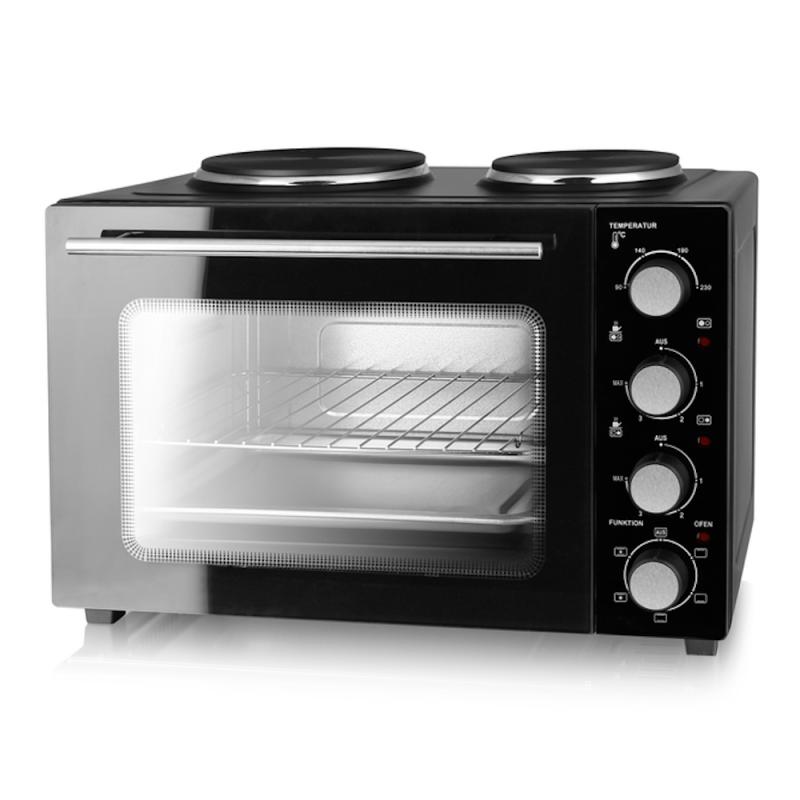 Bänkspis 90-230°C 3200W 32L Svart Emerio