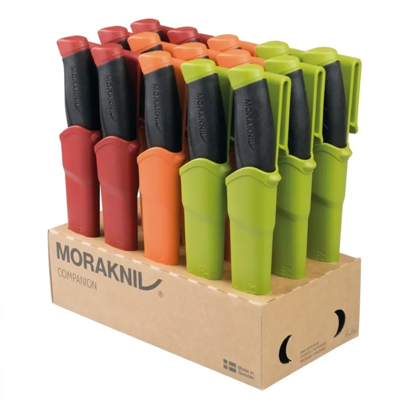 Allround Kniv Companion (S) Farvemix Display Morakniv