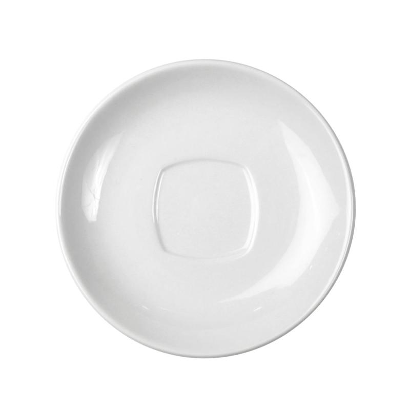 Kaffeunderkop 15cm Verona Hvid 6stk Exxent 20512