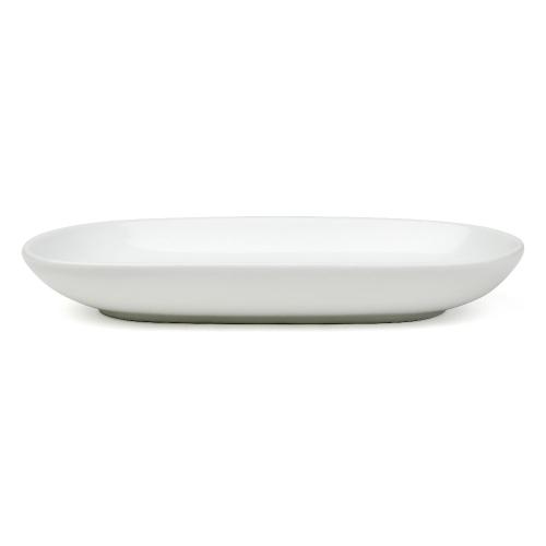 Platter 15x8cm Oval White 6pcs Exxent 21612