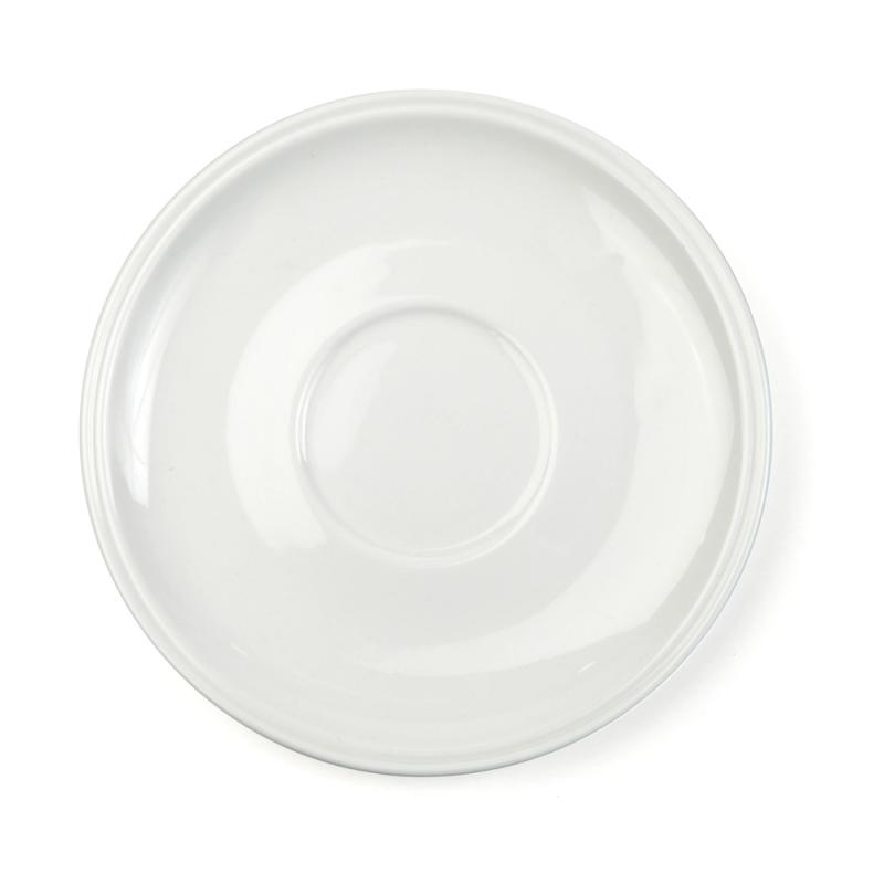 Kaffeunderkop 14cm Letho Hvid 12stk Exxent 26337