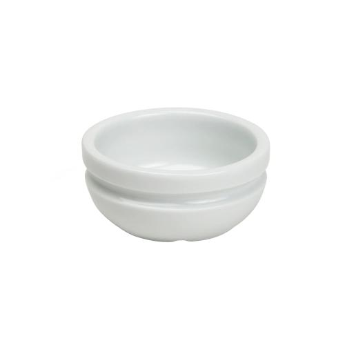 Butter Dish Diameter 6.5cm White 12pcs Exxent 27501