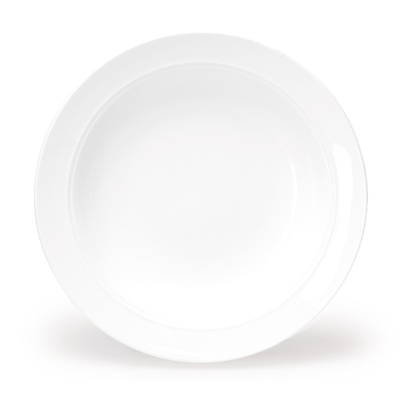 Tallrik Djup Ø 16 cm Duro Vit, 6 st 33016