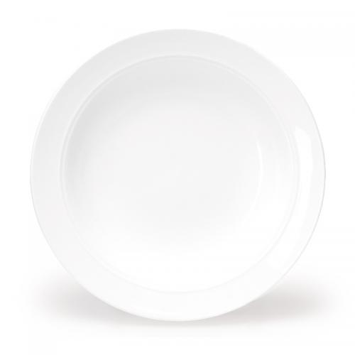 Tallrik Djup Ø 21 cm Duro Vit, 6 st 33121