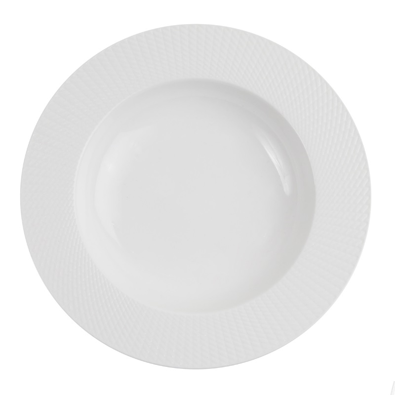 Tallrik Djup Victoria 22,5cm 6st Exxent 33345