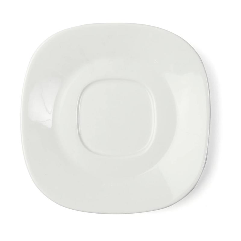 Kaffeunderkop 13,5cm Madrid Hvid 6stk Exxent 33404