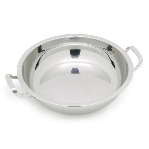 Bowl With Handle 23.5cm Stainless Steel Exxent 54203