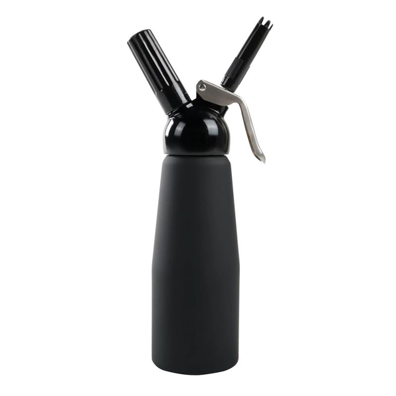 Flødesifon 0,5L Rustfrit Stål Sort Exxent 61115
