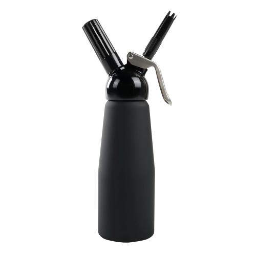 Flødesifon 0,5L Rustfrit Stål Sort Exxent 61115