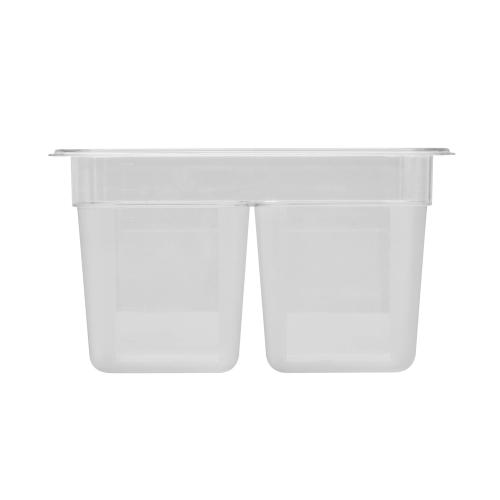 GN Kantine 1/4-150mm Todelt Transparent Exxent 68285