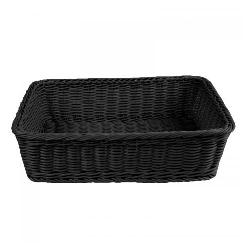 Brødkurv 38x29cm Sort BBM 89068